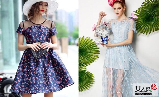 2016新款蕾丝连衣裙 让你做个人见人爱的摩登女孩