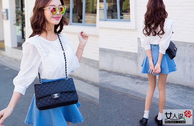 牛仔半身裙搭配什么上衣 达人教你凹造型美翻天