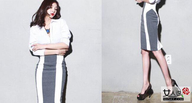 一步裙搭配什么上衣 教你简单塑造性感优雅OL造型