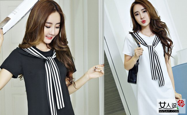 2016夏季新款连衣裙 清爽扮靓两不误