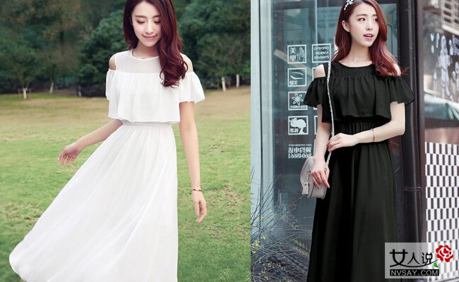2016夏季新款连衣裙 清爽扮靓两不误
