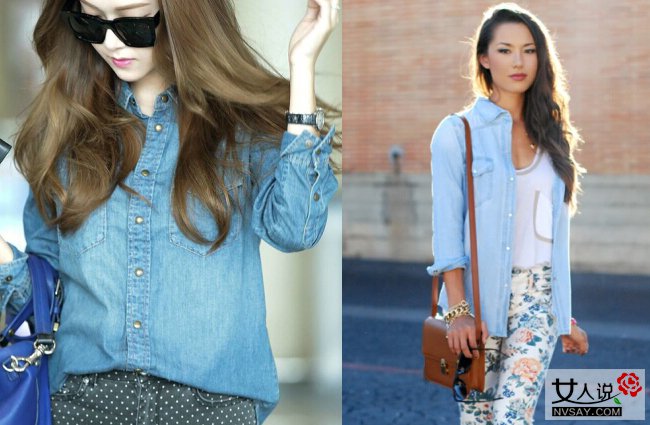 牛仔衬衫怎么搭配裤子 明星达人为你示范最IN穿法