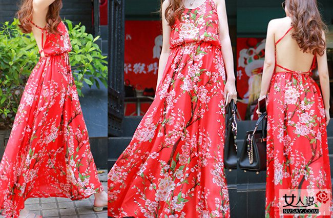 2016夏装新款波西米亚长裙 为你的夏日装扮增添别样风情