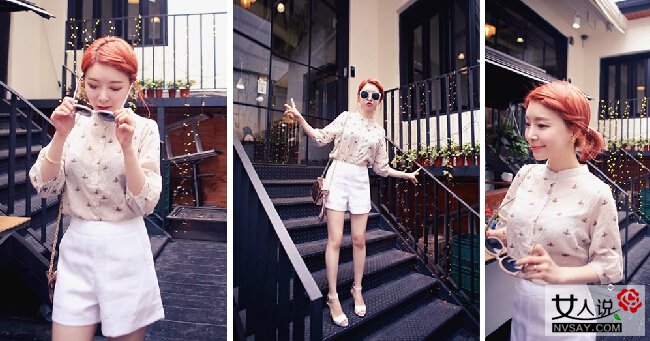 热裤配什么衣服好看 4款美搭既清爽又时髦