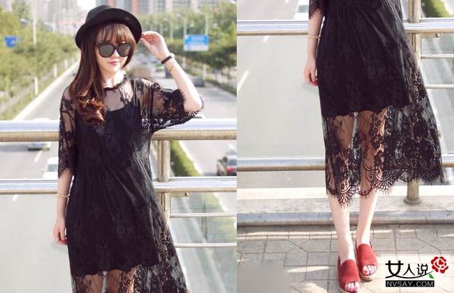 达人示范：巧搭透视装性感撩人魅力四射