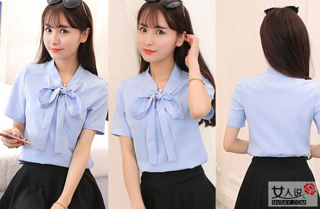 短袖衬衫搭配成功范例 休闲or干练任你掌控