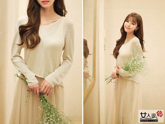 get起来!长裙搭配图片教你凹造型化身百变女王