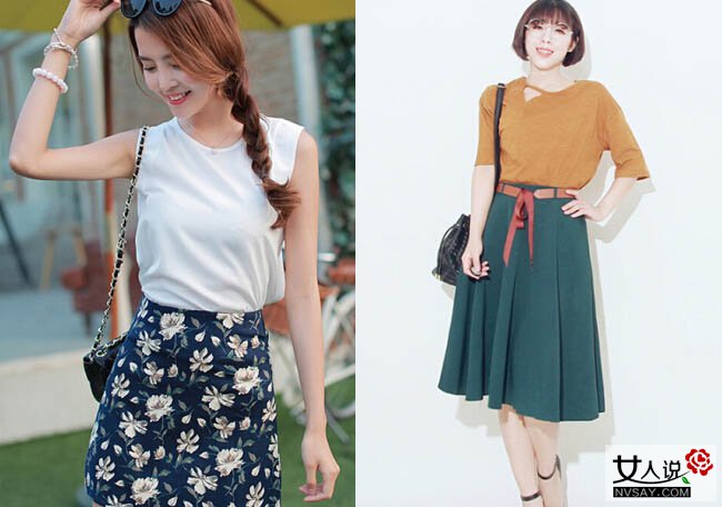 a字裙搭配什么上衣 夏季凹造型有这些就够了！