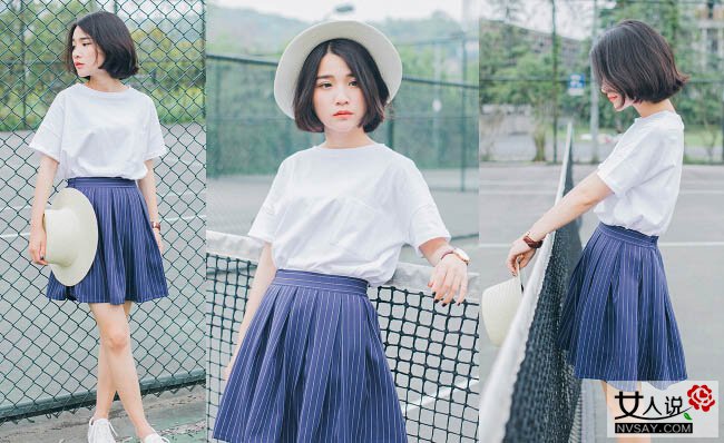 a字裙搭配什么上衣 夏季凹造型有这些就够了！