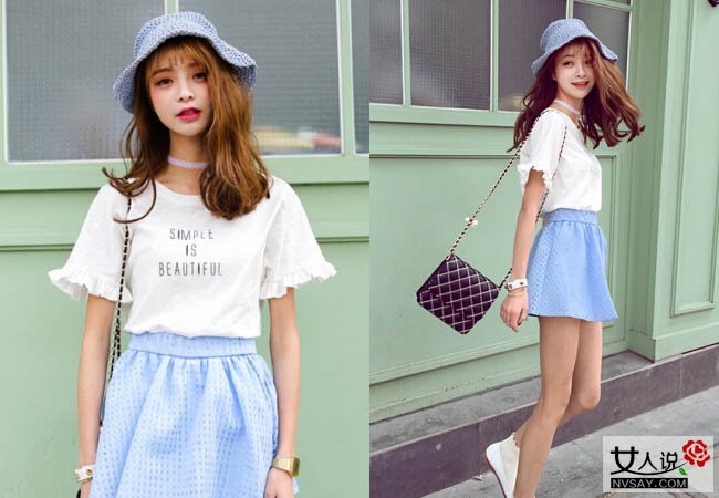 a字裙搭配什么上衣 夏季凹造型有这些就够了!