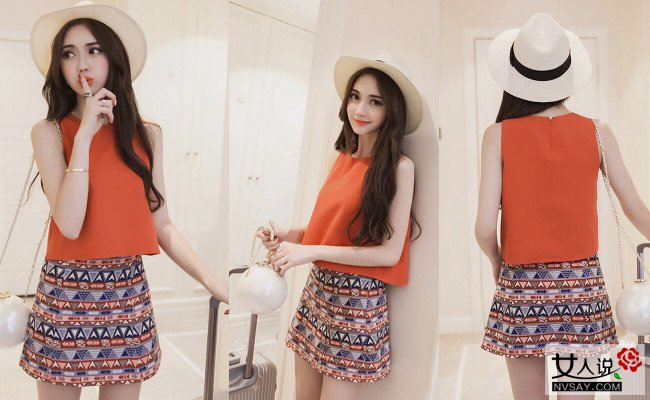 短裙搭配什么上衣 分享最IN穿搭技巧让你美丽了一整夏