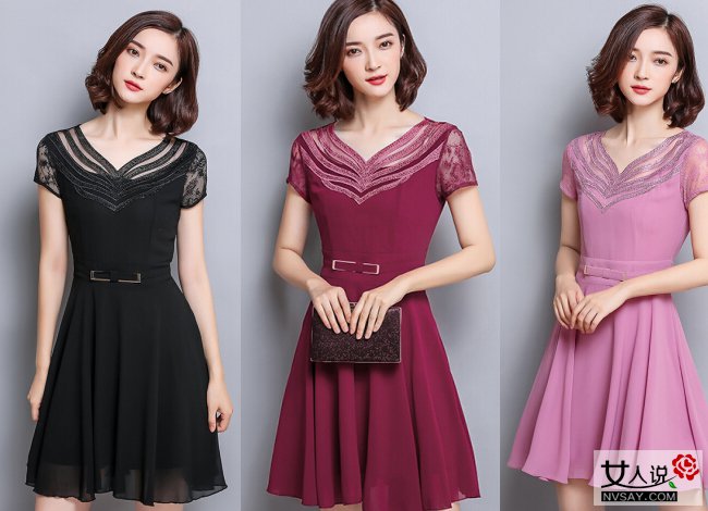 2016雪纺连衣裙最新款 简单大方让你瞬间变身摩登女孩