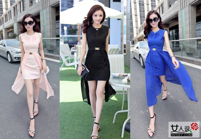 2016雪纺连衣裙最新款 简单大方让你瞬间变身摩登女孩