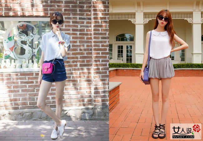 短裤如何搭配 潮妞示范教你分分钟打造大长腿即视感