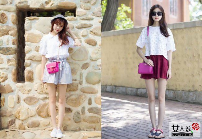 短裤如何搭配 潮妞示范教你分分钟打造大长腿即视感