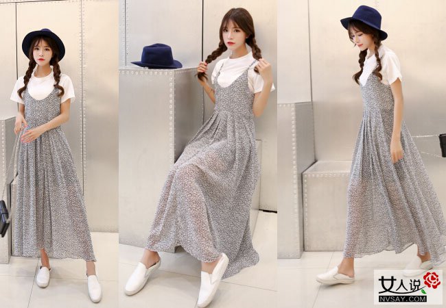 背带裙搭配什么上衣 4种搭法让你时髦美丽一整夏