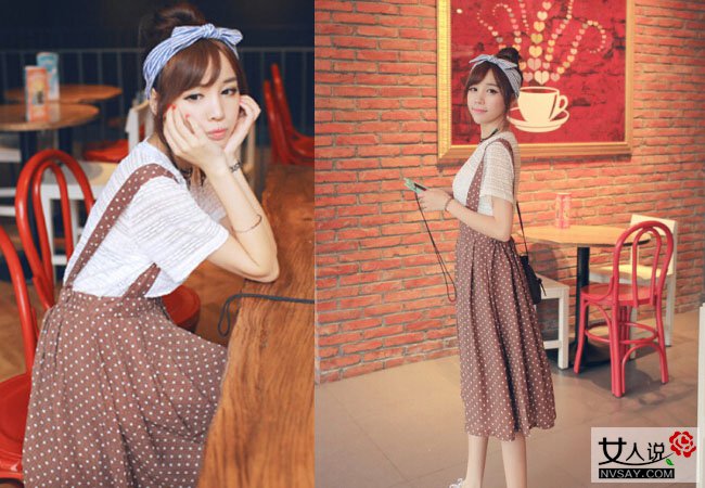 背带裙搭配什么上衣 4种搭法让你时髦美丽一整夏