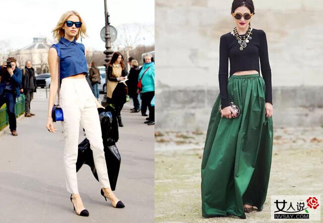 夏季短款上衣怎么搭配 达人示范教你秀出迷人好身材