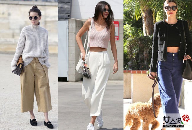 阔腿裤搭配什么上衣 达人支招教你穿出强大气场秒杀路人甲