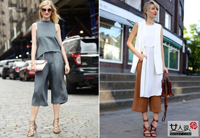 阔腿裤搭配什么上衣 达人支招教你穿出强大气场秒杀路人甲