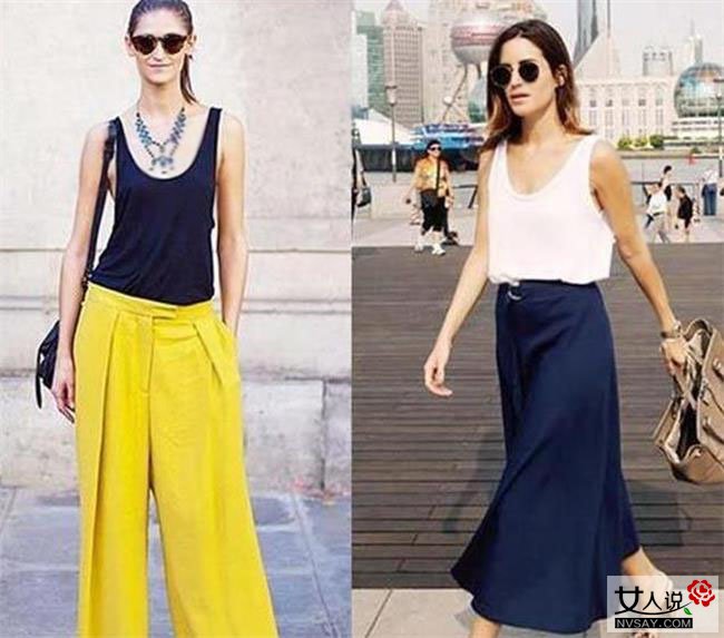 吊带背心搭配图片 教你各种时髦穿法打造百变造型