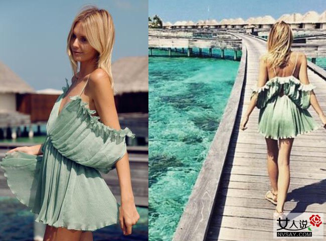 去海边穿什么 4张图片教你穿出清爽时髦感