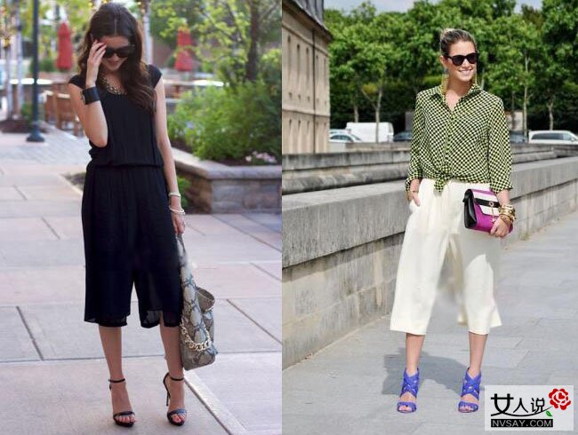 裙裤搭配什么上衣 达人支招让你美得妥妥哒