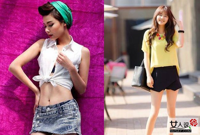 裙裤搭配什么上衣 达人支招让你美得妥妥哒