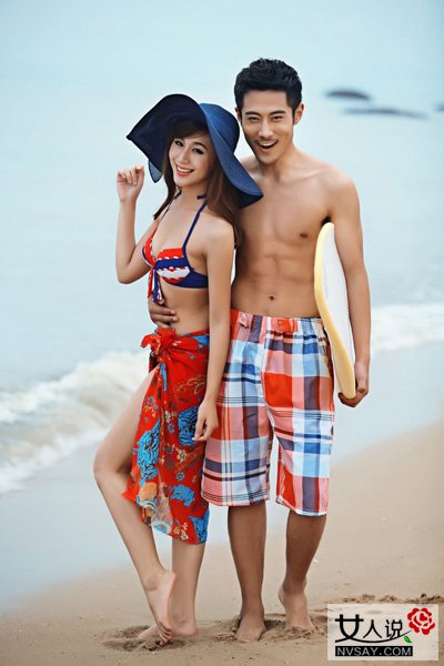 海边时尚婚纱照 教你拍出个性又唯美的大片范儿