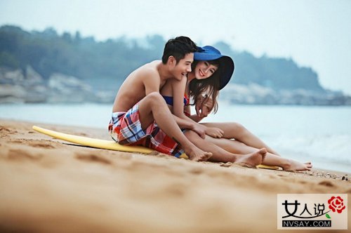 海边时尚婚纱照 教你拍出个性又唯美的大片范儿