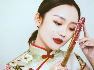 中式复古妆容画法教程 旗袍+复古红唇妆让你成为全场焦点