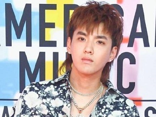 吴亦凡红毯鲟鱼头发型吸晴 高颜值扛得住外媒无滤镜镜头