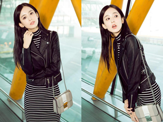 古力娜扎机场照片 张翰就好这口郑爽该学学了