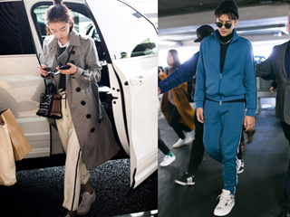 明星街拍2017最新 生擒一组吴亦凡周冬雨机场街拍大片