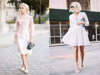 2017蕾丝单品街拍 夏日百搭款蕾丝自带小仙女属性