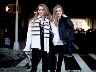 2017秋冬黑白配街拍 一大波黑白配赶来有型又有范儿