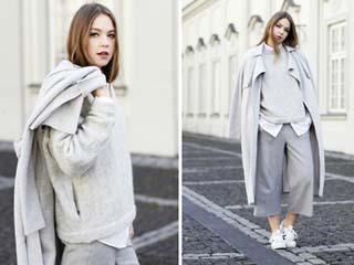 腿粗的女生穿什么外套 如此搭配穿出细长直既视感