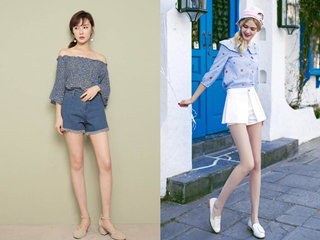 露肩上衣怎么搭配 仙气十足的搭配穿出玉女香肩