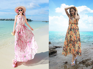 沙滩裙搭配图片 度假沙滩裙搭配tips让你回头率十足