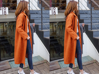 长款大衣街拍 女神情有独钟的长款大衣你也可以来试试噢