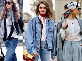 长丝巾的系法图解 巧学这5种让你日常绝不泯然众人矣