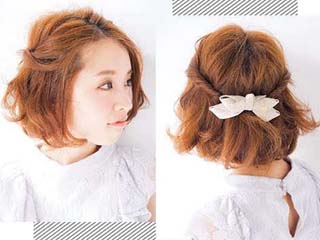 短发怎么扎简单好看 童颜妹纸至爱两款甜美俏皮发型