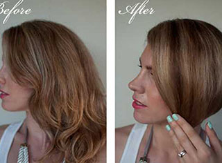 不想剪长发怎么变短发 教你一分钟长发变短发的扎法图解