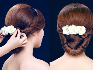 韩式新娘发型步骤图解 干货!简单6步打造婚纱礼服发型