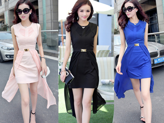 2016雪纺连衣裙最新款 简单大方让你瞬间变身摩登女孩