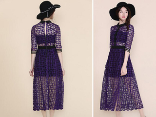 2016夏装连衣裙新款推介 神秘高贵凸显欧美大牌范