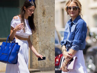 get起来！长裙搭配图片教你凹造型化身百变女王