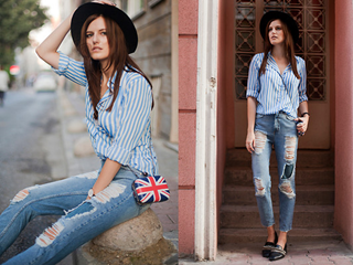 牛仔裤怎么剪破洞 diy破洞裤轻松hold住潮流新风尚